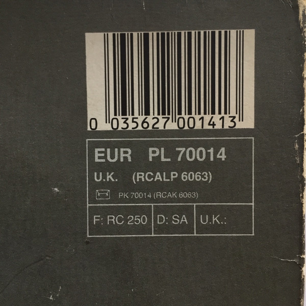 Eurythmics - Sweet Dreams (Are Made Of This) | RCA (PL 70014) - 3