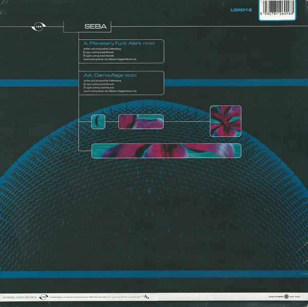 Seba - Planetary Funk Alert / Camouflage | Looking Good Records (LGR016) - 2 Seba - Planetary Funk Alert / Camouflage | Looking Good Records (LGR016) - 2