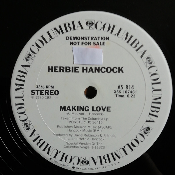 Herbie Hancock - Saturday Night / Making Love | Columbia (AS 814) - 2