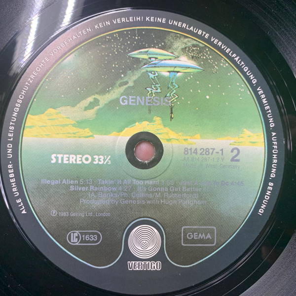 Genesis - Genesis | Vertigo (814 287-1) - 3 Genesis - Genesis | Vertigo (814 287-1) - 3