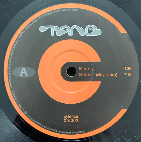 Rane - S - Tax - T - EP | Cylence (00/002) - main