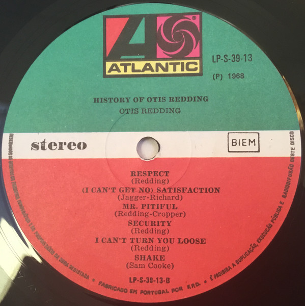 Otis Redding - History Of Otis Redding | Atlantic (ATL 40066) - 4