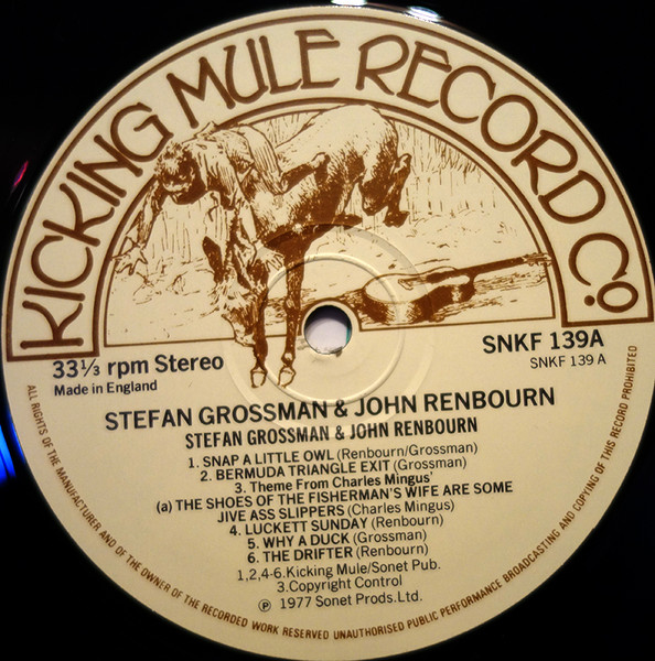 John Renbourn & Stefan Grossman - Stefan Grossman & John Renbourn | Kicking Mule Records (SNKF 139) - 3 John Renbourn & Stefan Grossman - Stefan Grossman & John Renbourn | Kicking Mule Records (SNKF 139) - 3