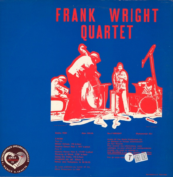 The Frank Wright Quartet - Last Polka In Nancy ? | Center Of The World (CW 002) - 2