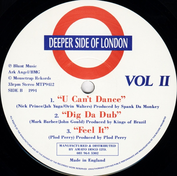 Various - Deeper Side Of London Vol II | Mousetrap Records (MTP9412) - 2 Various - Deeper Side Of London Vol II | Mousetrap Records (MTP9412) - 2