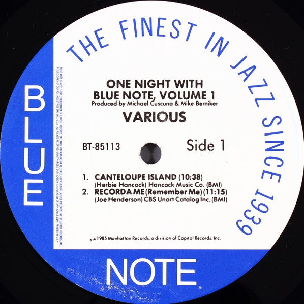Various - One Night With Blue Note, Volume 1 | Blue Note (BT 85113) - 3