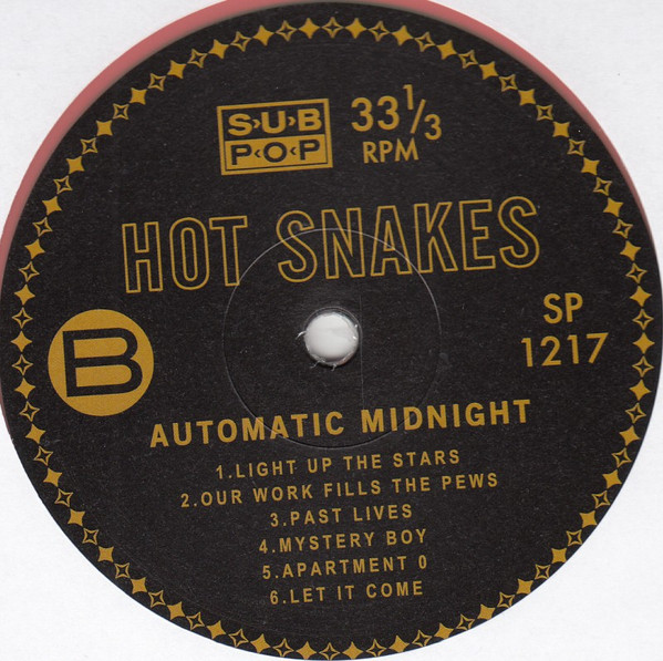 Hot Snakes - Automatic  Midnight | Sub Pop (SP1217) - 4