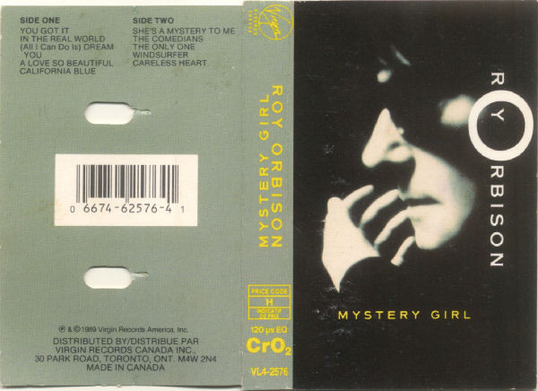 Roy Orbison - Mystery Girl [Cassette] | Virgin (VL4-2576) - 3
