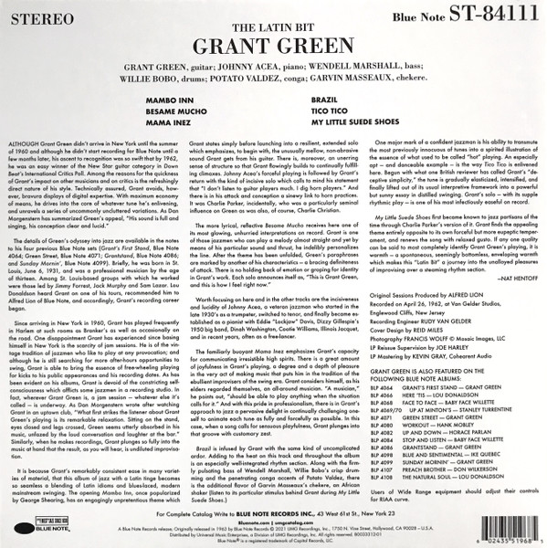 Grant Green - The Latin Bit | Blue Note (B0033312-01) - 4