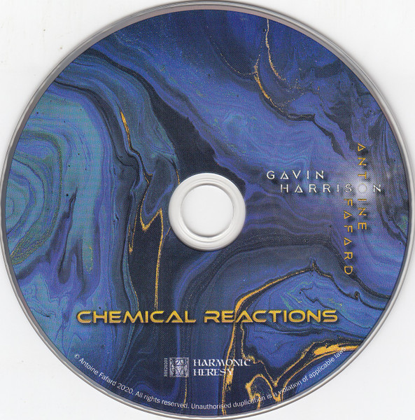 Gavin Harrison , Antoine Fafard - Chemical Reactions | Harmonic Heresy (HH20201) - 3 Gavin Harrison , Antoine Fafard - Chemical Reactions | Harmonic Heresy (HH20201) - 3