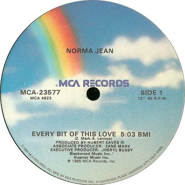 Norma Jean Wright - Every Bit Of This Love | MCA Records (MCA-23577) - 2 Norma Jean Wright - Every Bit Of This Love | MCA Records (MCA-23577) - 2