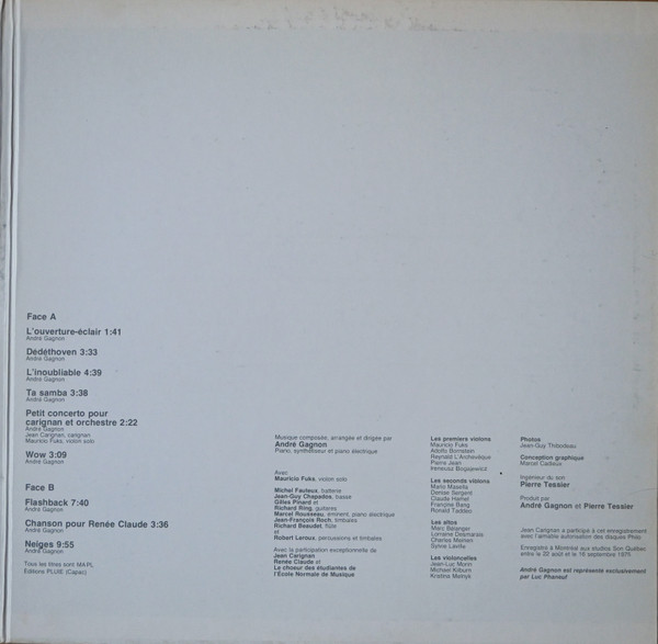 André Gagnon - Neiges | London Records (SP-44252) - 3 André Gagnon - Neiges | London Records (SP-44252) - 3