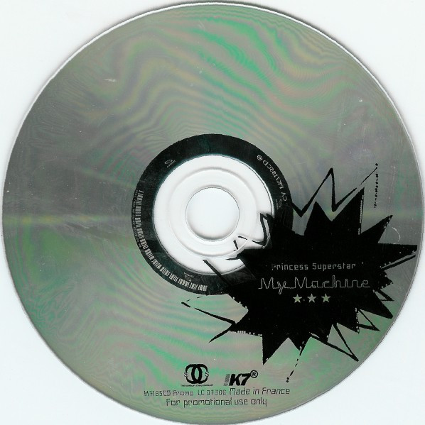 Princess Superstar - My Machine | !K7 Records (!K7185CD Promo) - 3