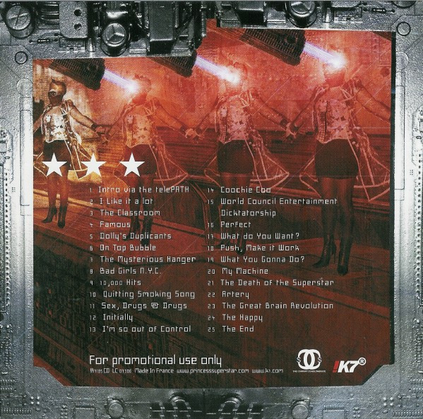 Princess Superstar - My Machine | !K7 Records (!K7185CD Promo) - 2