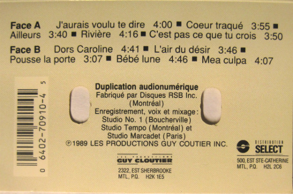 Johanne Blouin - Johanne Blouin | Les Productions Guy Cloutier (PGC-4-910) - 2 Johanne Blouin - Johanne Blouin | Les Productions Guy Cloutier (PGC-4-910) - 2