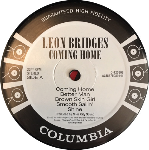 Leon Bridges - Coming Home | Columbia (88875 08914 1) - 3 Leon Bridges - Coming Home | Columbia (88875 08914 1) - 3