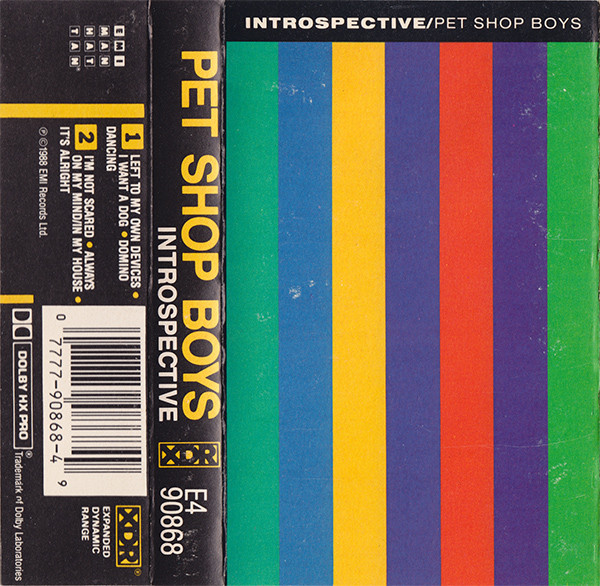 Pet Shop Boys - Introspective [Cassette] | EMI-Manhattan Records (E4 90868) - 2