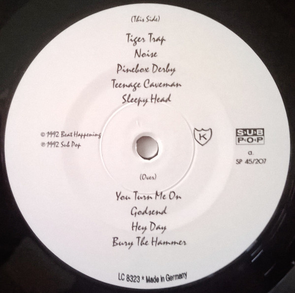 Beat Happening - You Turn Me On | Sub Pop (SP 45/207) - 3
