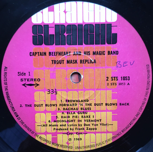 Captain Beefheart & The Magic Band - Trout Mask Replica | Straight (STS 1053) - 4 Captain Beefheart & The Magic Band - Trout Mask Replica | Straight (STS 1053) - 4