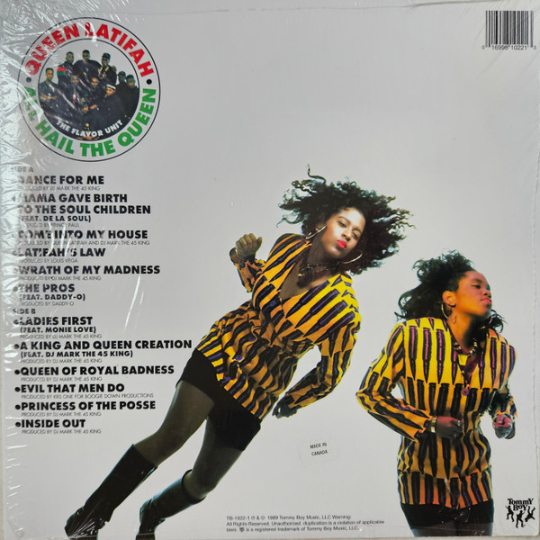 Queen Latifah - All Hail The Queen | Tommy Boy (TB-1022-1) - 2 Queen Latifah - All Hail The Queen | Tommy Boy (TB-1022-1) - 2