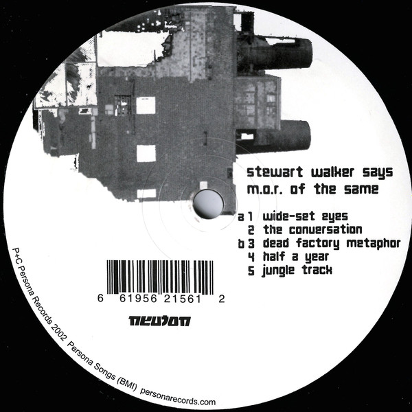 Stewart Walker - M.O.R. Of The Same | Persona Records (PRS-006) - main Stewart Walker - M.O.R. Of The Same | Persona Records (PRS-006) - main
