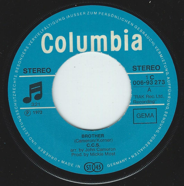 CCS - Brother | Columbia (1 C 006-93 273) - 3