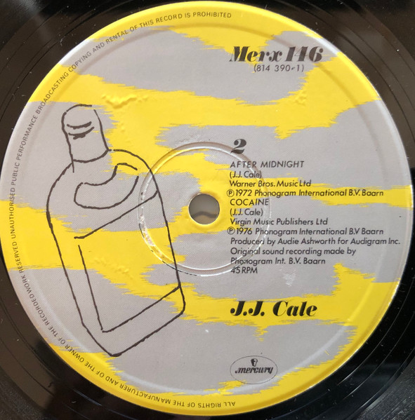 J.J. Cale - Teardrops In My Tequila | Mercury (MERX 146) - 4