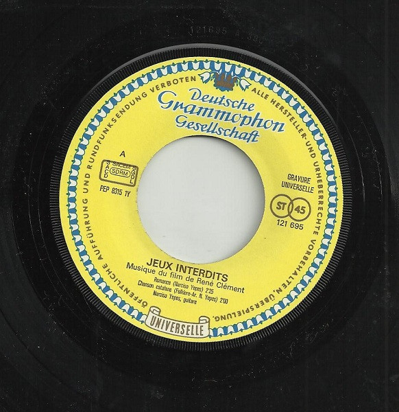 Narciso Yepes - Jeux Interdits | Deutsche Grammophon (121 695) - 2