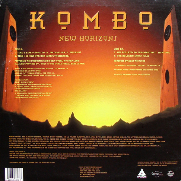Kombo - New Horizons | Up Above Records (UA-3010) - 2