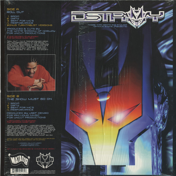 MC D-Stroy - Roll Out / The Show Must Go On | Matador (OLE 517-1) - 2 MC D-Stroy - Roll Out / The Show Must Go On | Matador (OLE 517-1) - 2