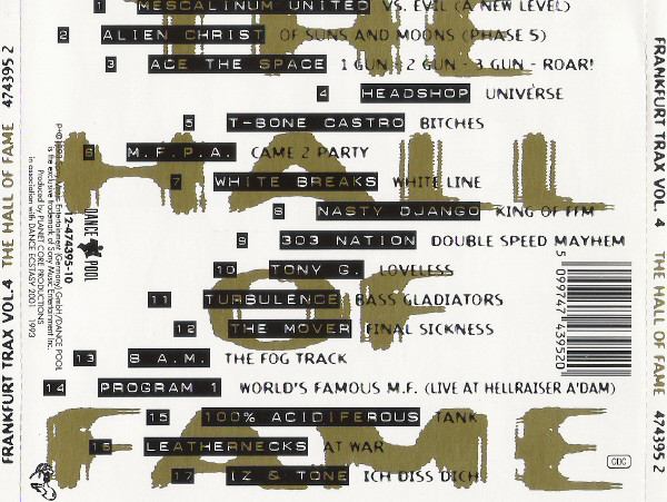 Various - Frankfurt Trax Volume 4 (The Hall Of Fame) | Dance Pool (DAN 474395 2) - 2 Various - Frankfurt Trax Volume 4 (The Hall Of Fame) | Dance Pool (DAN 474395 2) - 2