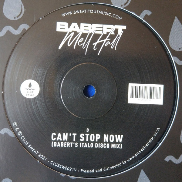 Babert , Mell Hall - Can't Stop Now | Club Sweat (CLUBSWE021V) - 2 Babert , Mell Hall - Can't Stop Now | Club Sweat (CLUBSWE021V) - 2
