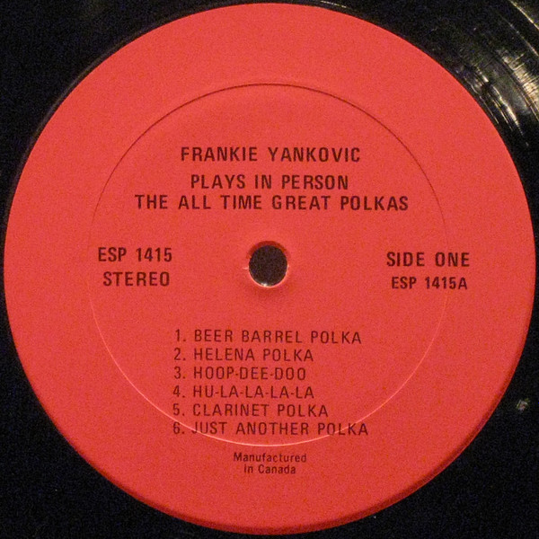 Frank Yankovic - Plays In Person The All Time Great Polkas | Columbia (ESP 1415) - 3 Frank Yankovic - Plays In Person The All Time Great Polkas | Columbia (ESP 1415) - 3