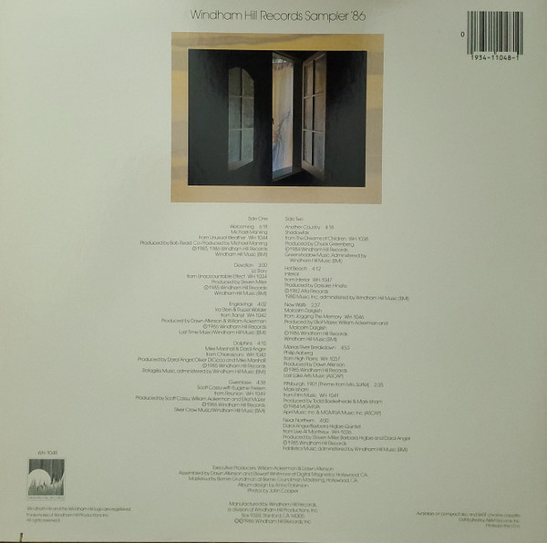 Various - Windham Hill Records Sampler '86 | Windham Hill Records (WH-1048) - 2 Various - Windham Hill Records Sampler '86 | Windham Hill Records (WH-1048) - 2