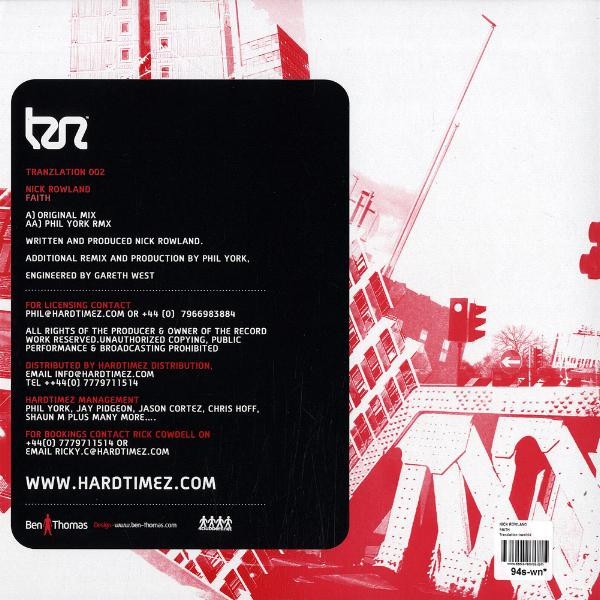 Nick Rowland - Faith | Tranzlation (TRANZLATION 002) - 2 Nick Rowland - Faith | Tranzlation (TRANZLATION 002) - 2