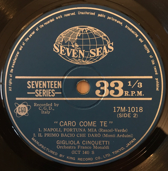 Gigliola Cinquetti - Caro Come Te | Seven Seas (17M-1018) - 3