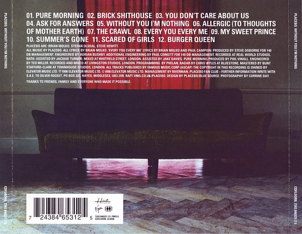 Placebo - Without You I'm Nothing | Elevator Music (CDFLOOR8) - 2 Placebo - Without You I'm Nothing | Elevator Music (CDFLOOR8) - 2