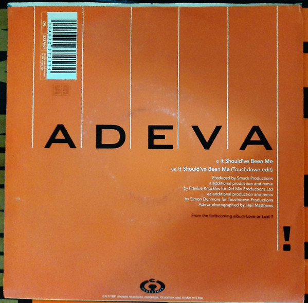 Adeva - It Should've Been Me | Cooltempo (06 3237257) - 2