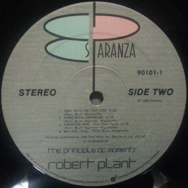 Robert Plant - The Principle Of Moments | Es Paranza Records (90101-1) - 4