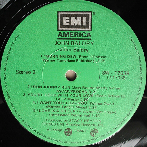 Long John Baldry - Long John Baldry | EMI America (SW-17038) - 4