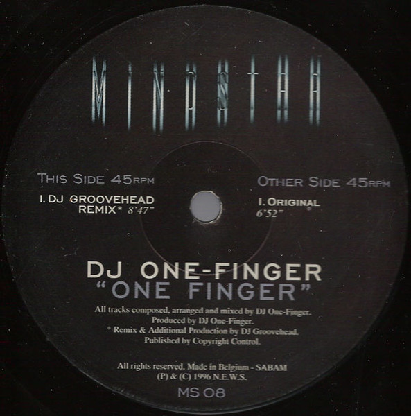 DJ One Finger - One Finger | Mindstar (MS 08)