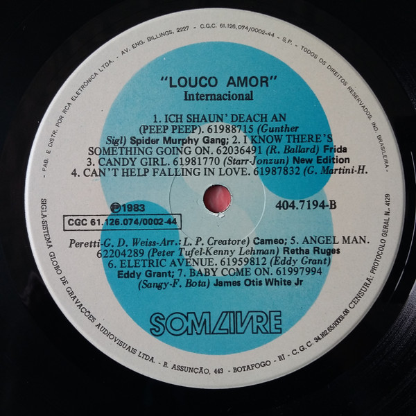 Various - Louco Amor (Internacional) | Som Livre (404.7194) - 3 Various - Louco Amor (Internacional) | Som Livre (404.7194) - 3