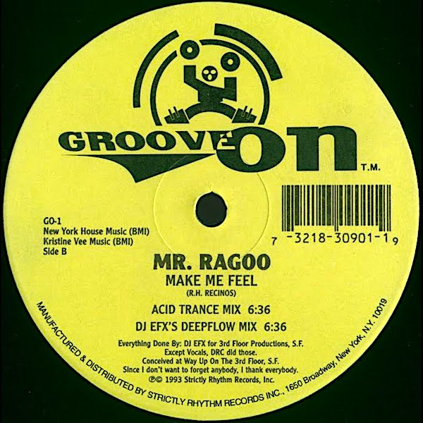 Mr. Ragoo - Take Me / Make Me Feel | Groove On (GO-1) - 2