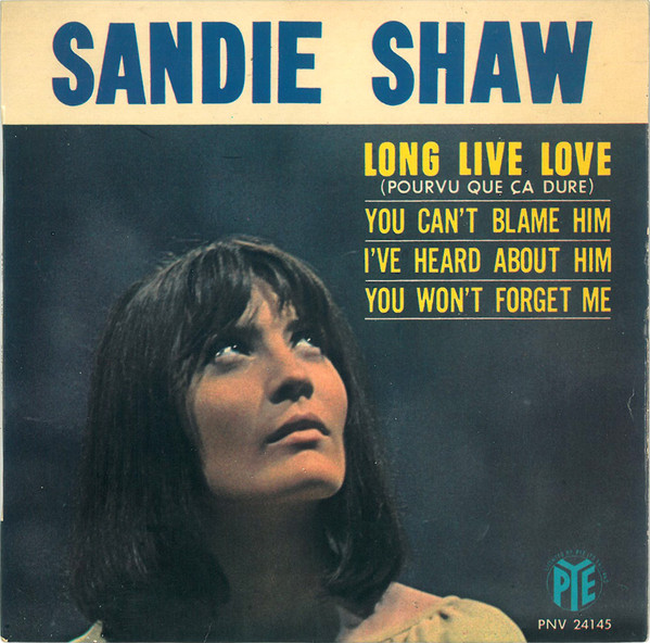 Sandie Shaw - Long Live Love | Disques Vogue (PNV 24145)