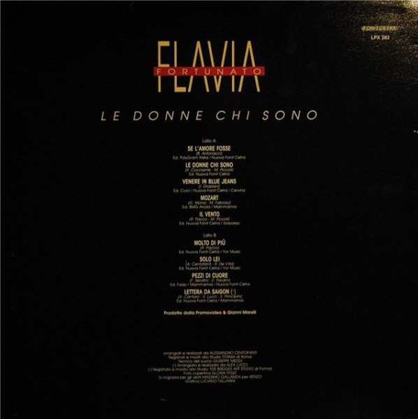 Flavia Fortunato - Le Donne Chi Sono | Fonit Cetra (LPX 282) - 2 Flavia Fortunato - Le Donne Chi Sono | Fonit Cetra (LPX 282) - 2