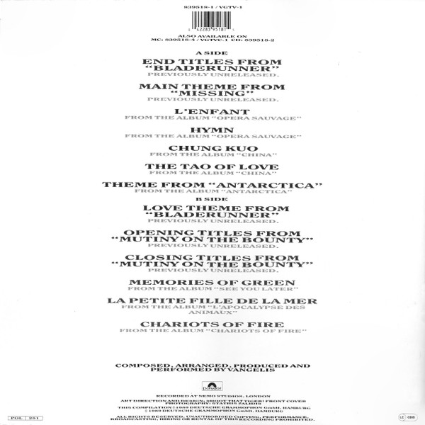 Vangelis - Themes | Polydor (839518-1) - 3 Vangelis - Themes | Polydor (839518-1) - 3