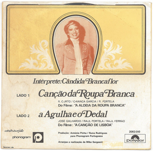 Cândida Branca Flor - Exitos De Beatriz Costa | Polydor (2063 010) - 2