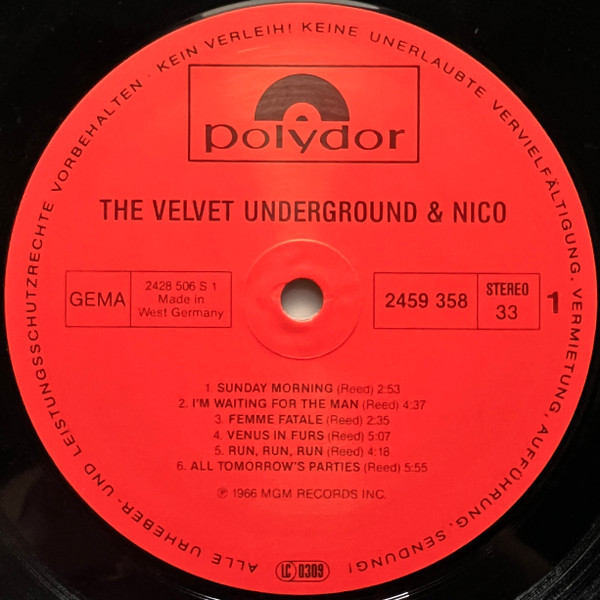 The Velvet Underground & Nico - The Velvet Underground & Nico | Polydor (2459 358) - 3