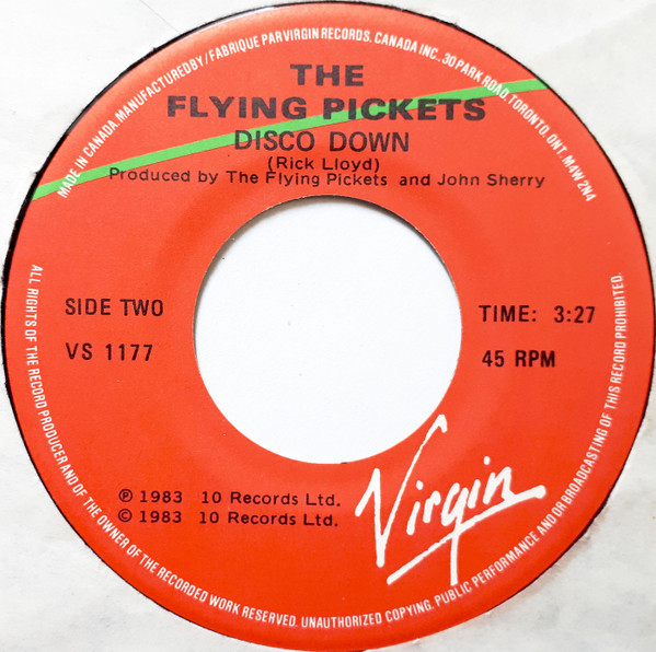 The Flying Pickets - Only You (7") [Vinyl] | Virgin (VS 1177) - 4