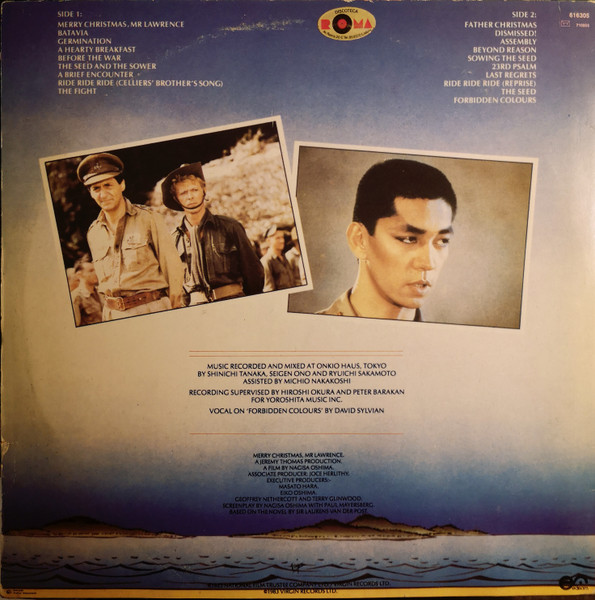Ryuichi Sakamoto - Merry Christmas Mr. Lawrence (Sound Track From The Motion Picture) | Virgin (616305) - 2